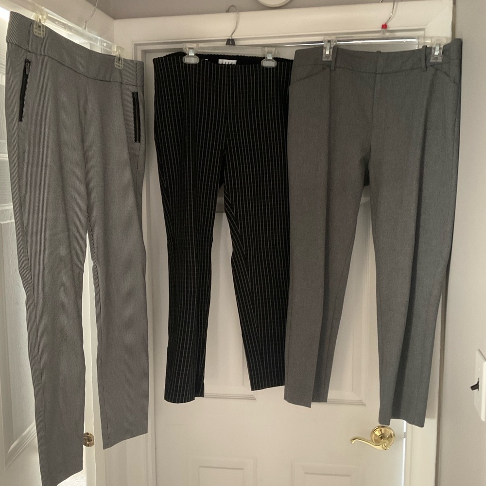 3 Stylish Ankle\Crop Pants - size 14